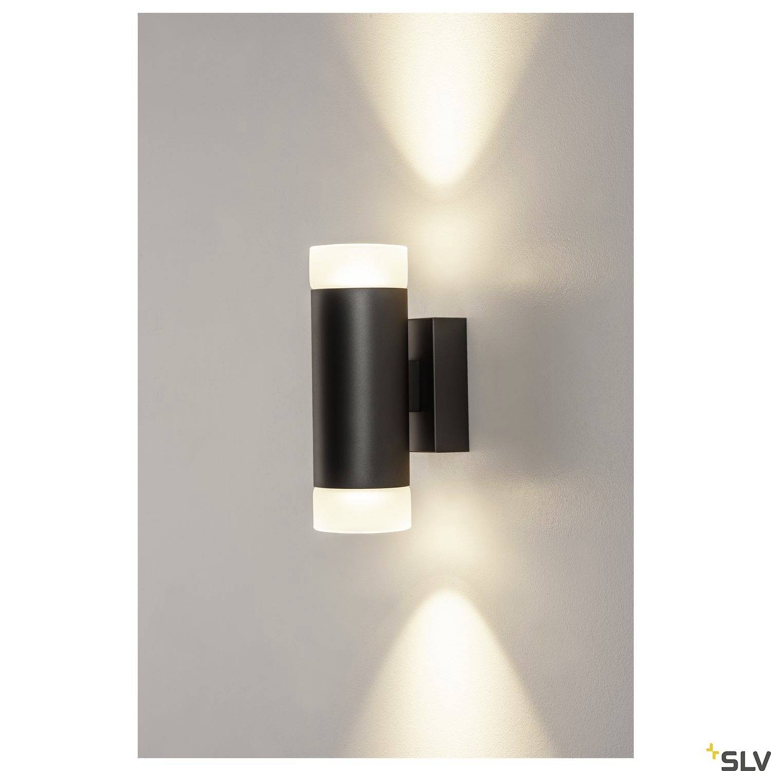 SLV ASTINA UP/DOWN 1002933 Apliques LED de pared GU10 Schwarz-5