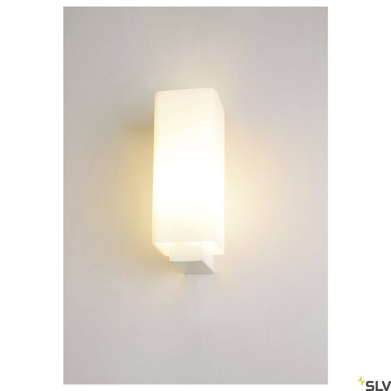 SLV QUADRASS 1003431 Apliques LED de pared E27 40 W Blanco-5
