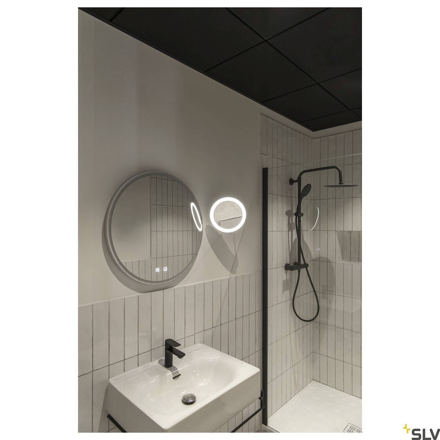 SLV MAGANDA 1004971 Apliques LED de pared LED instalado de forma fija 4.8 W Cromo-6