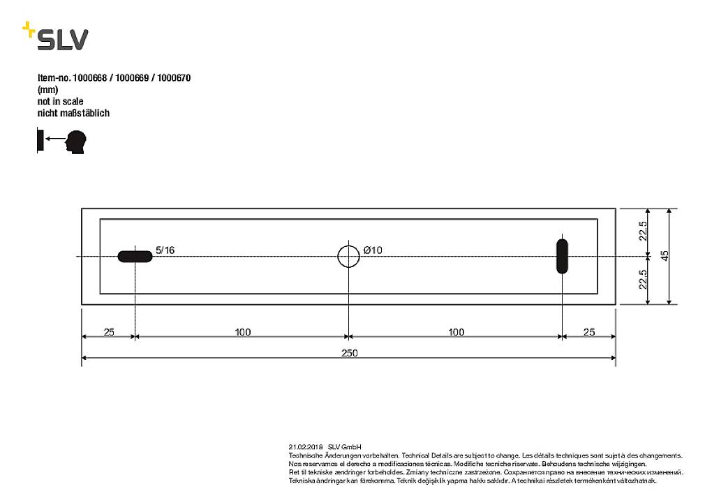SLV Q-LINE ® 1000670 Apliques de pared LED instalado de forma fija 45 W LED Gris-4