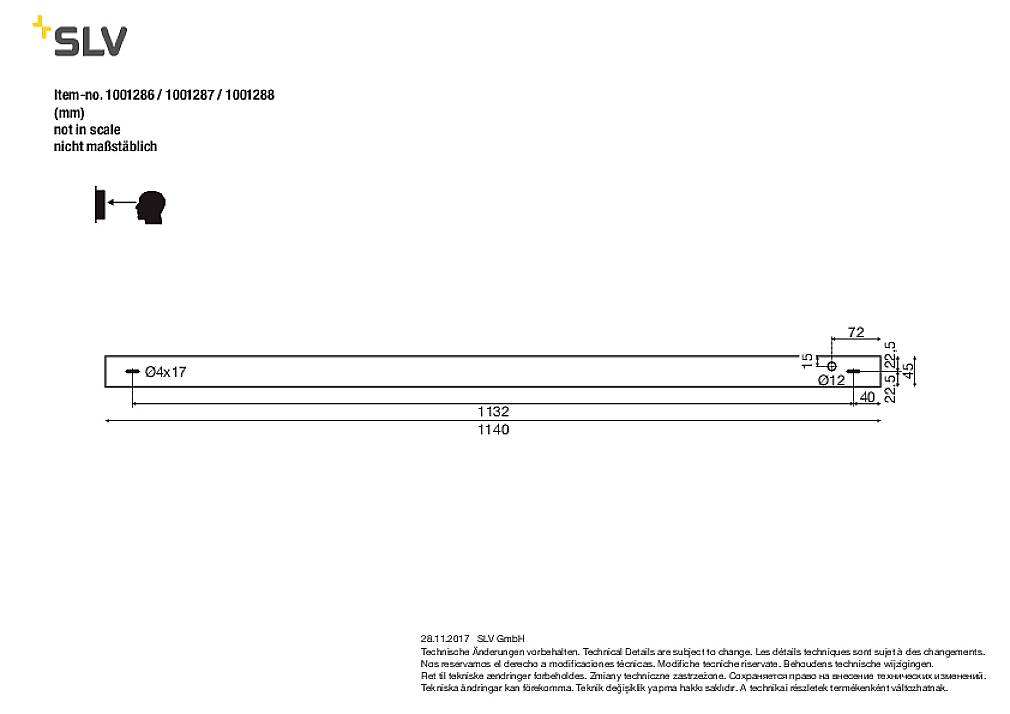 SLV SIGHT 115 1001287 Apliques LED de pared LED instalado de forma fija 38 W LED Blanco-3