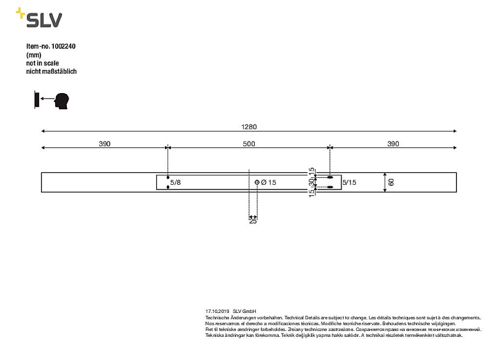SLV ARLINA 130 1002240 Apliques LED de pared LED instalado de forma fija 28 W LED Aluminio-3