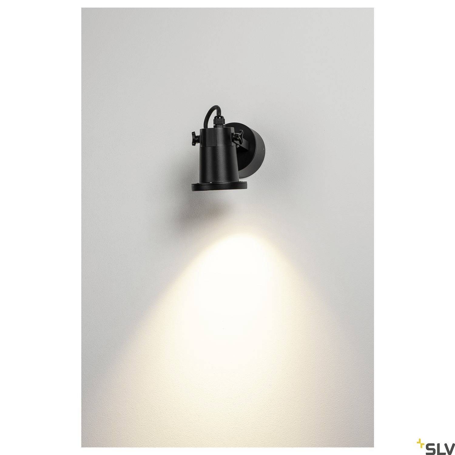SLV NAUTILUS 1002867 Apliques LED de pared para exteriores GU10 Schwarz-5