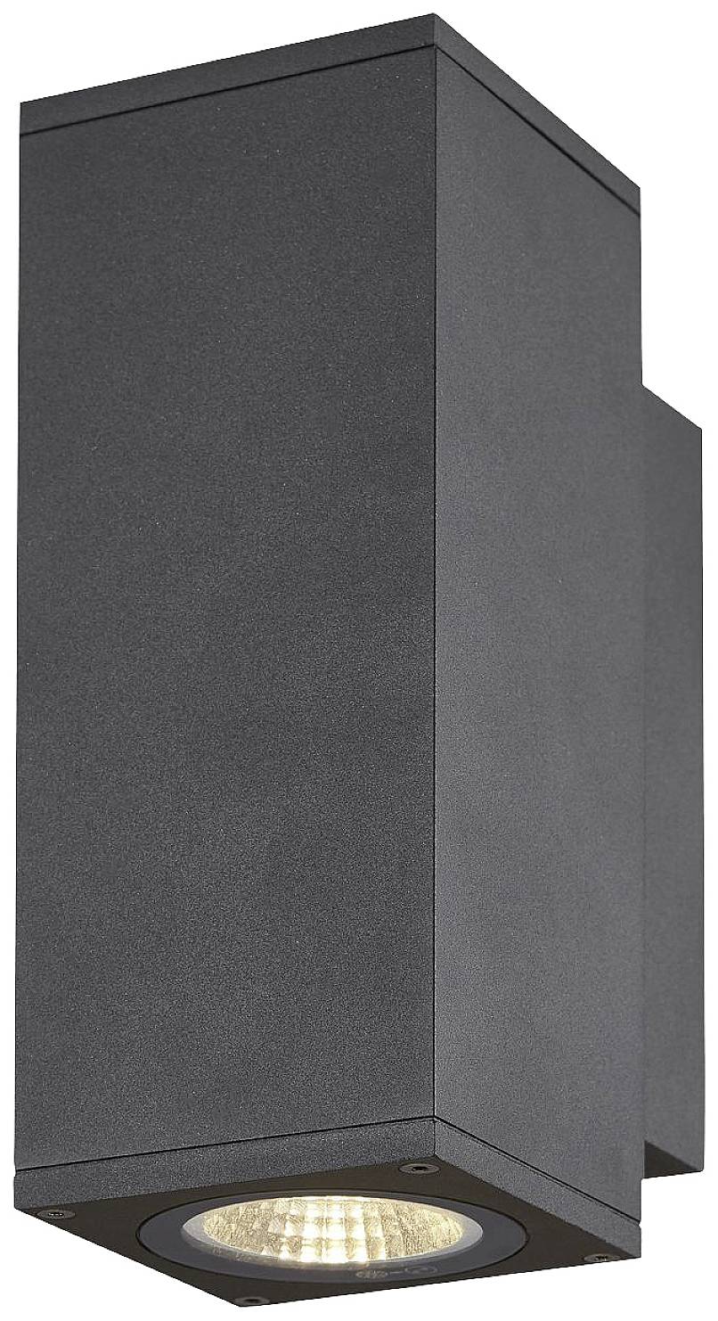 SLV ENOLA SQUARE S UP/DOWN 1003418 Apliques LED de pared para exteriores LED instalado de forma fija 7 W Antracita