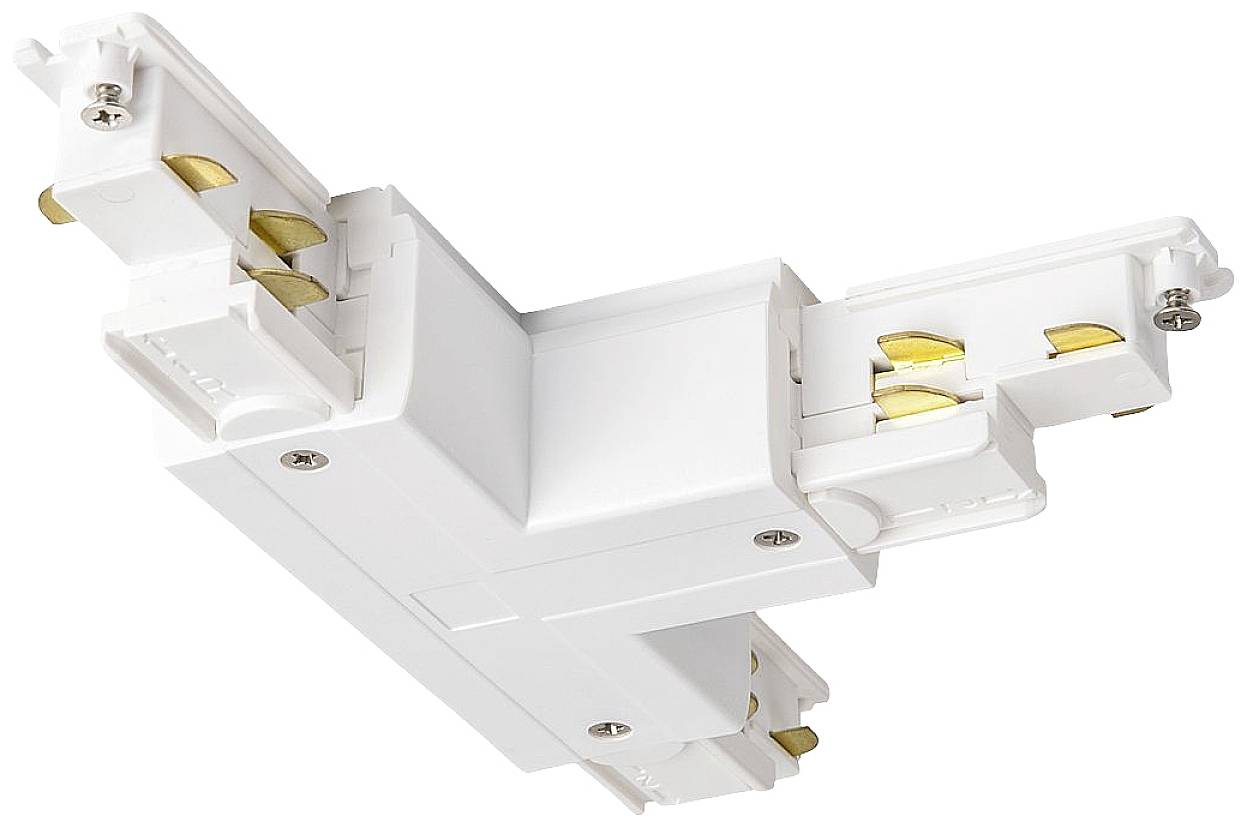 SLV Componente de bajo voltaje con sistema de riel Conector en L Blanco 1004942 S-TRACK-0