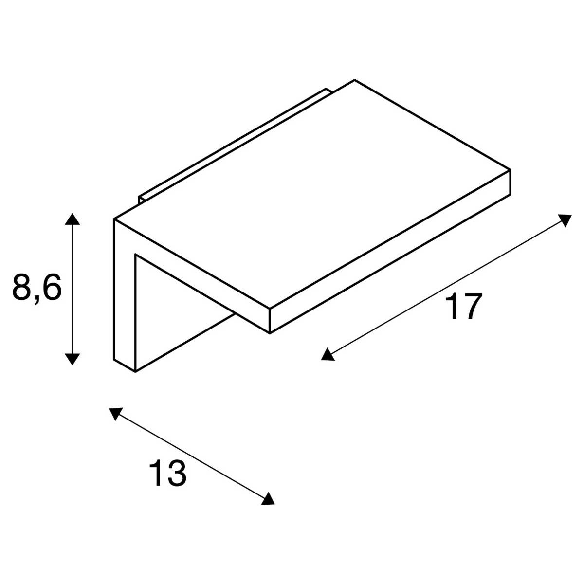 SLV ANGOLUX 231355 Apliques LED de pared para exteriores LED LED instalado de forma fija 6.8 W Antracita-2