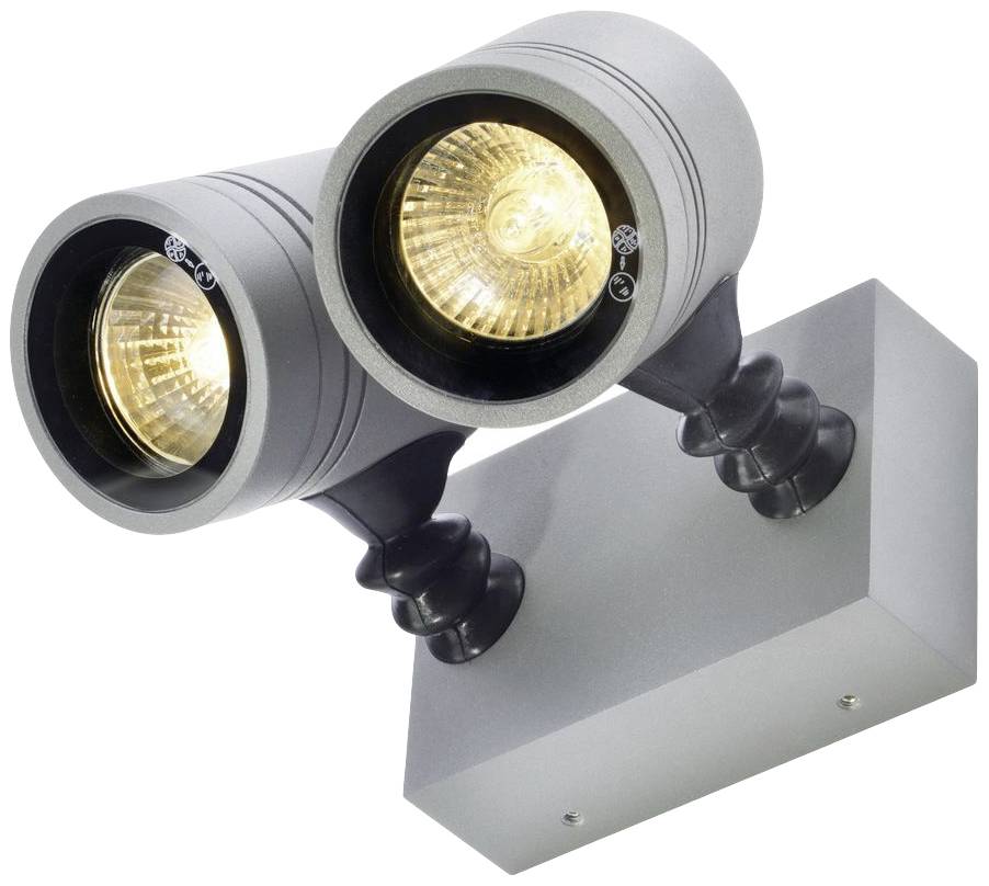 SLV MYRA 233094 Apliques LED de pared para exteriores GU10 50 W Gris-2