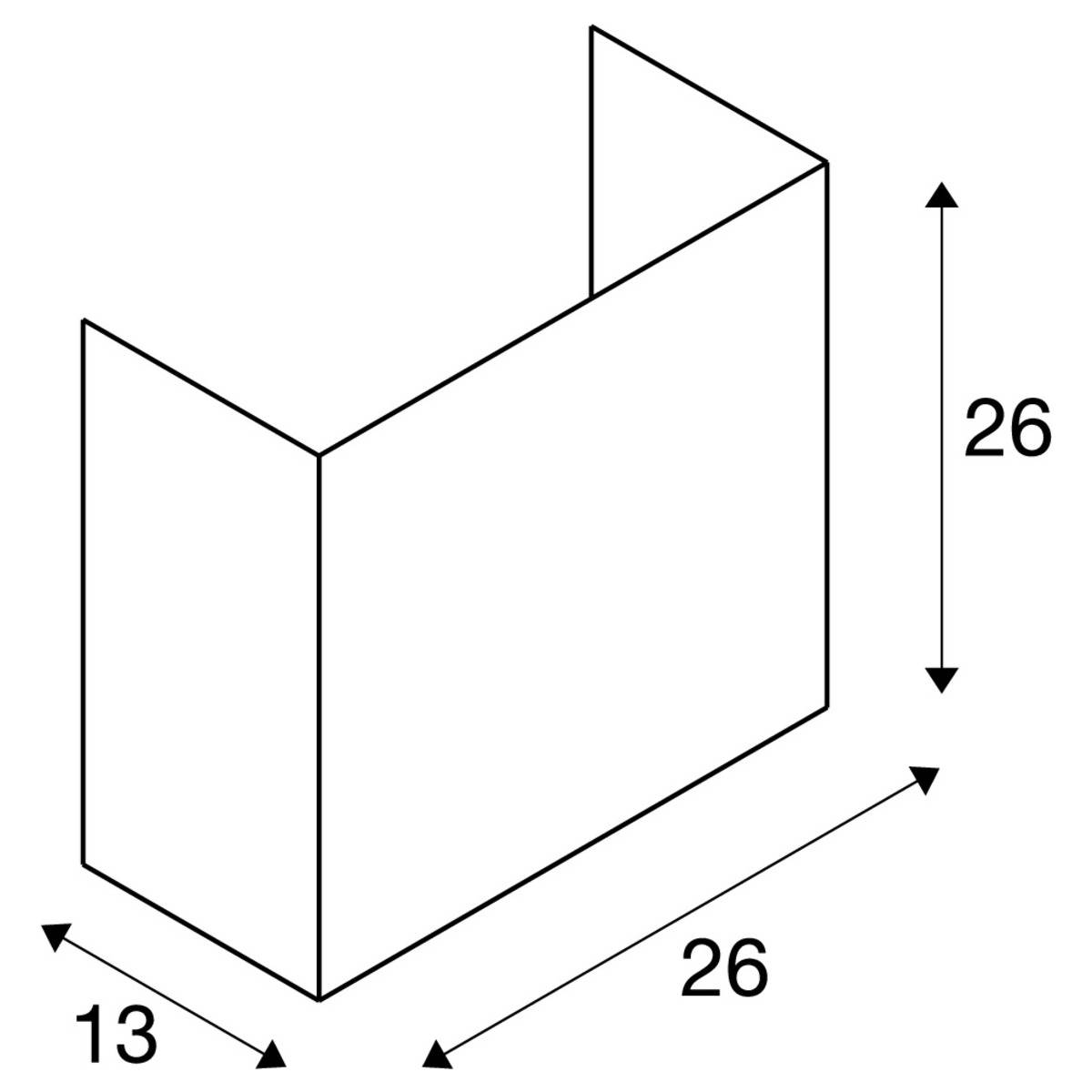 SLV ACCANTO 1002942 Apliques de pared E27 40 W Schwarz-5