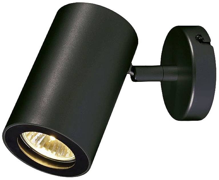 SLV ENOLA B 152010 Apliques de pared GU10 50 W Schwarz