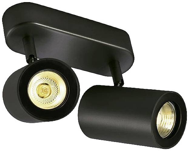 SLV ENOLA B 152020 Apliques de pared GU10 50 W Schwarz-1