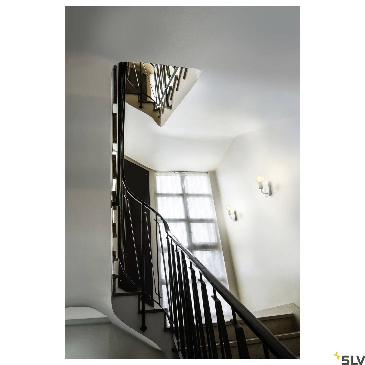 SLV FITU 1002147 Apliques de pared E27 24 W Blanco-5