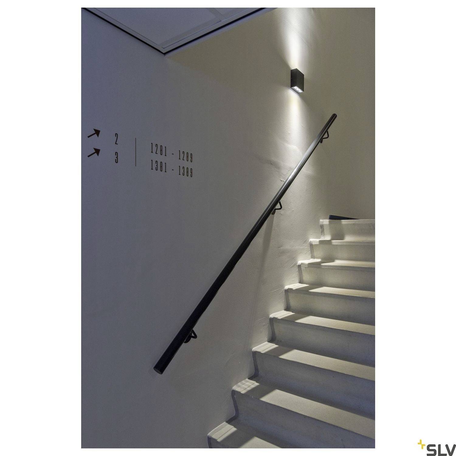 SLV BIG QUAD UP/DOWN 1005126 Apliques de pared LED instalado de forma fija 8.2 W LED Antracita-3