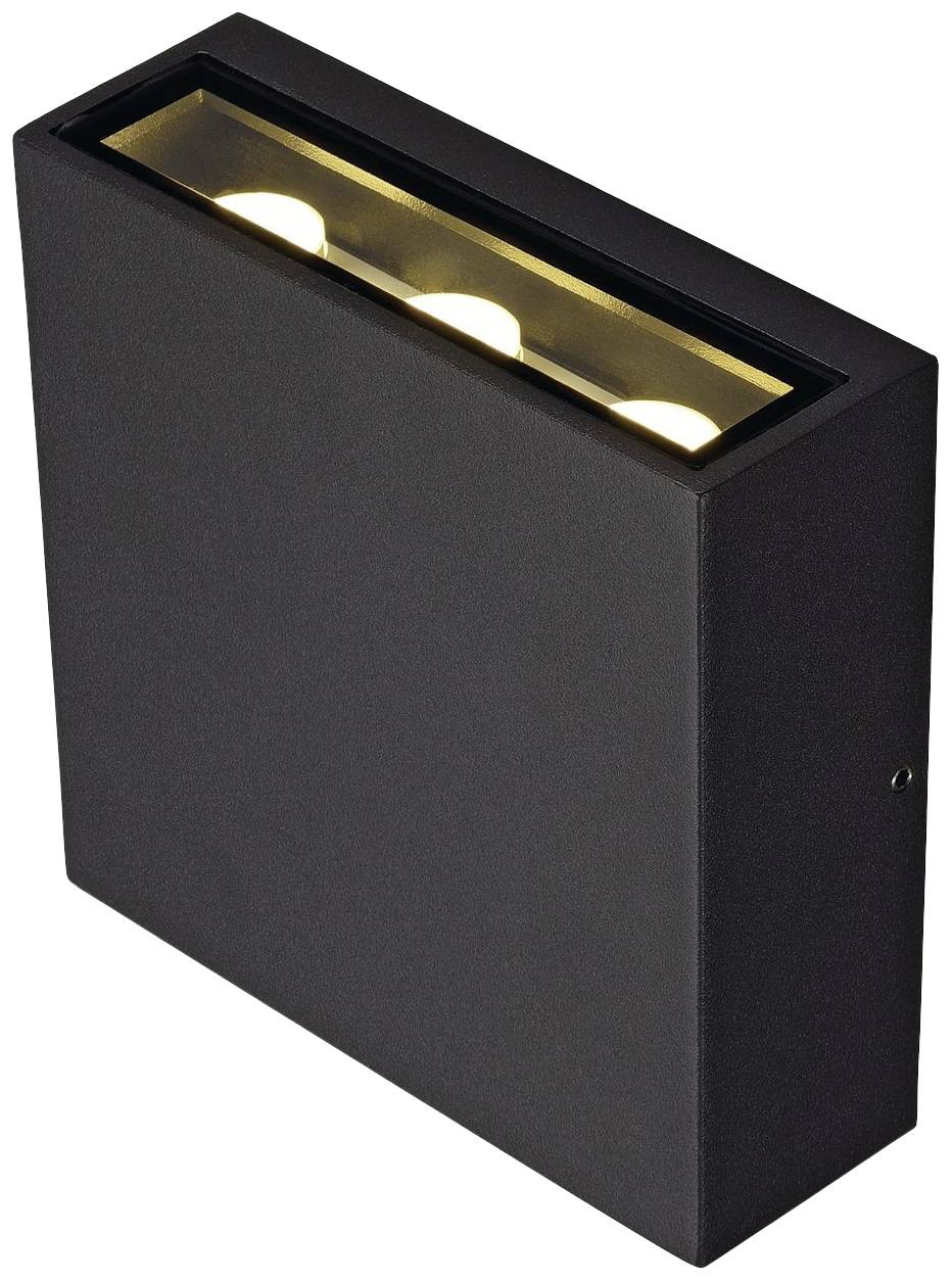SLV BIG QUAD UP/DOWN 1005126 Apliques de pared LED instalado de forma fija 8.2 W LED Antracita-1