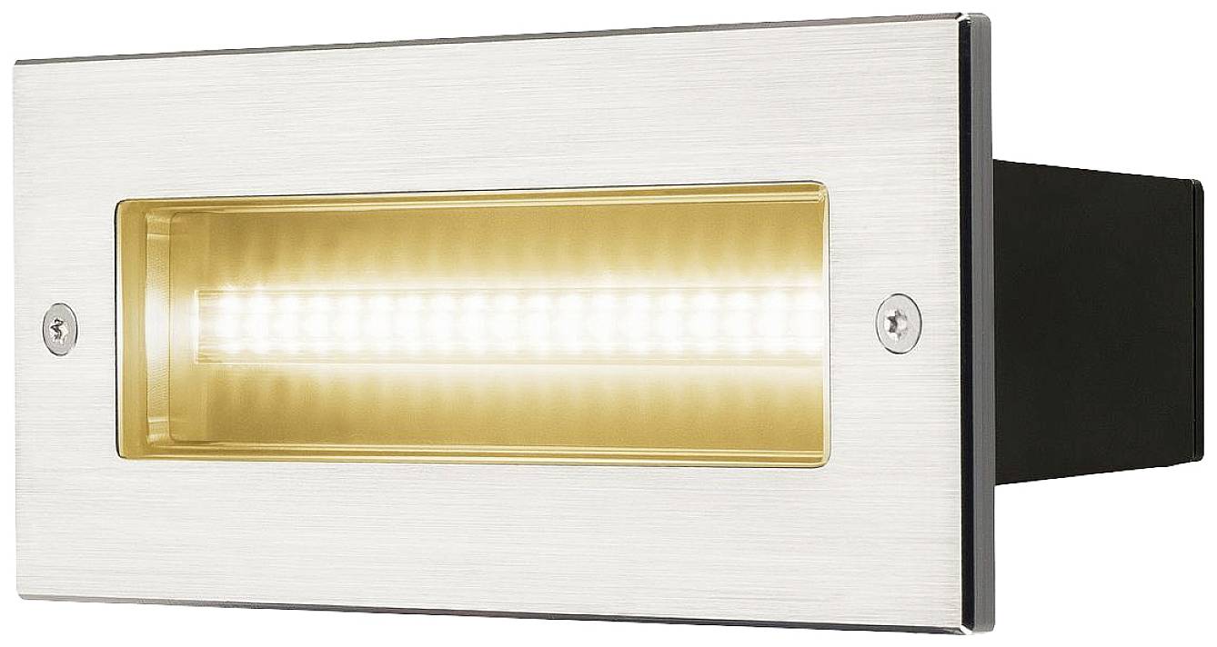 SLV 233650 BRICK Luminaria LED de encastre para exteriores LED LED instalado de forma fija 11 W Acero inoxidable-0