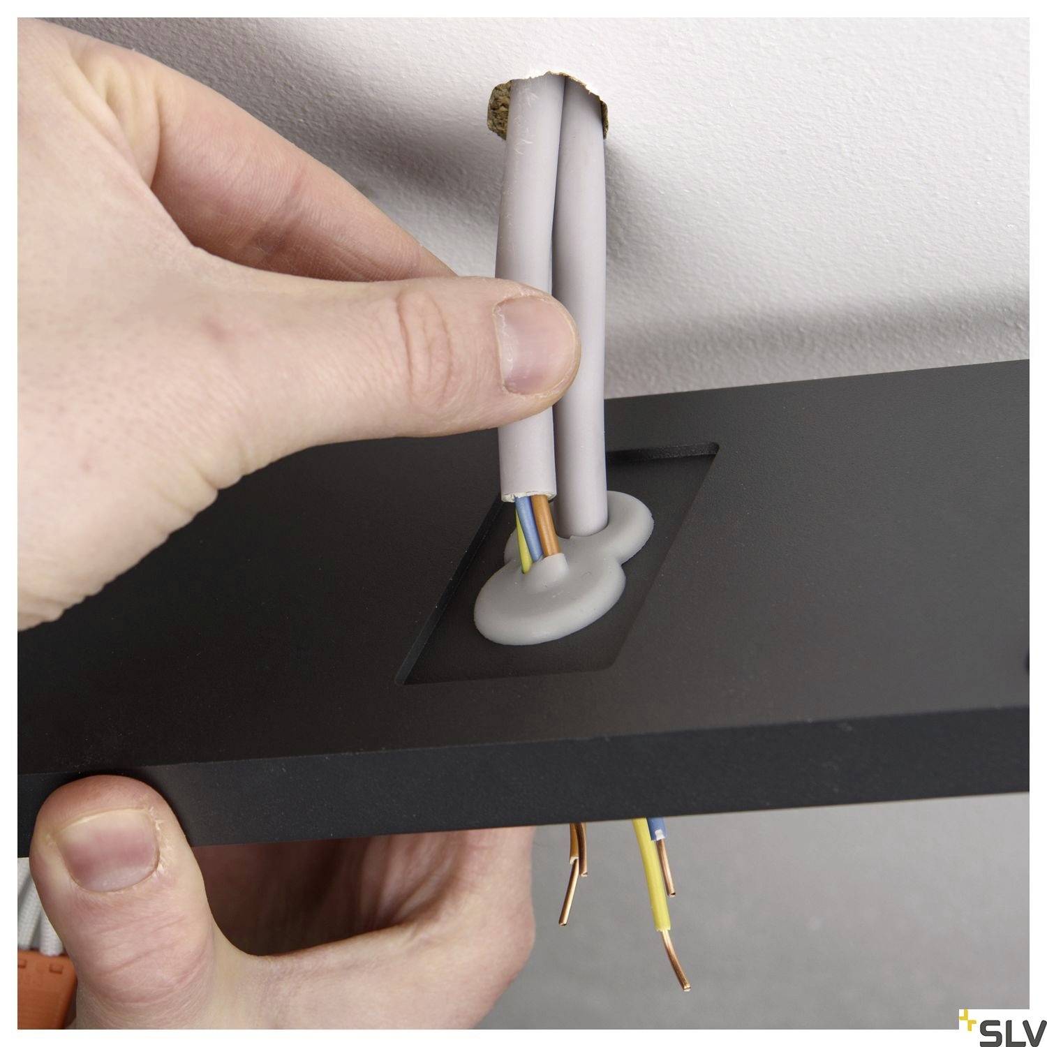 SLV QUADRULO 1005201 Apliques LED de pared para exteriores LED LED instalado de forma fija 8 W Antracita-11