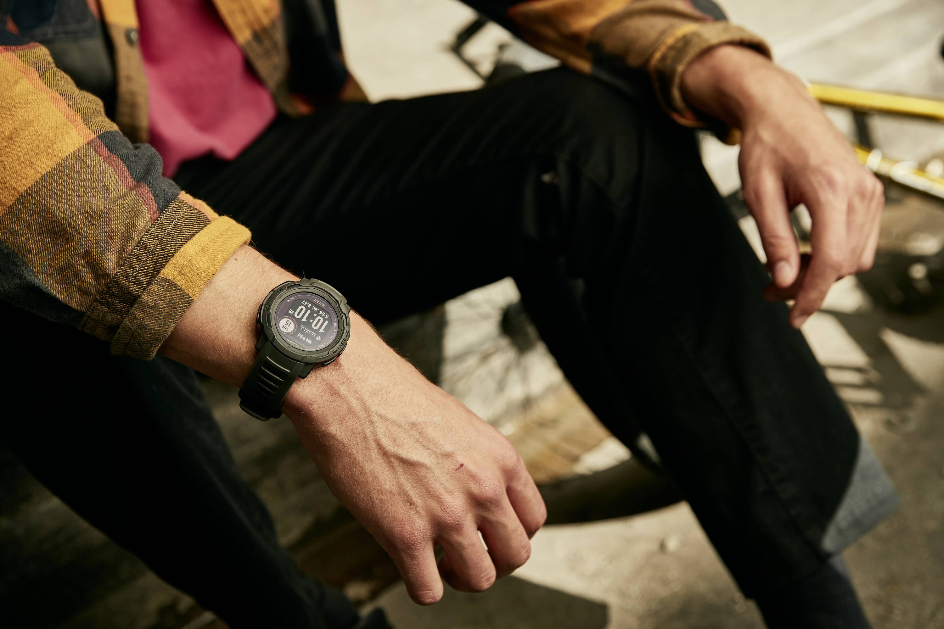 Garmin INSTINCT® 2 SOLAR TACTICAL EDITION Smartwatch Marrón claro-4