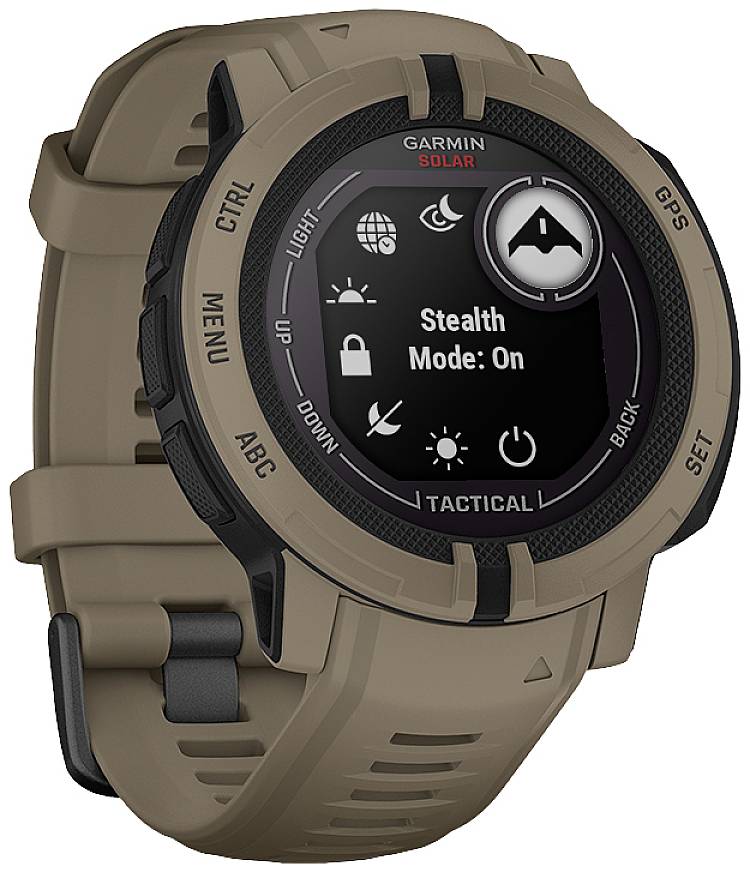 Garmin INSTINCT® 2 SOLAR TACTICAL EDITION Smartwatch Marrón claro-0