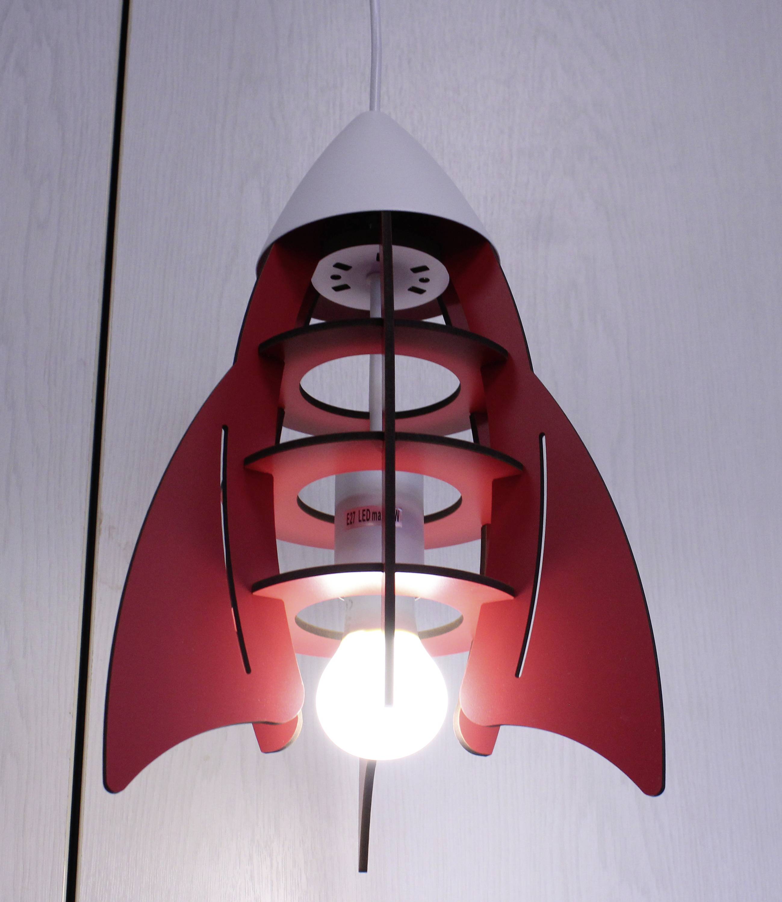 Insatech Cohete Luminaria pendular LED E27 Rot-3