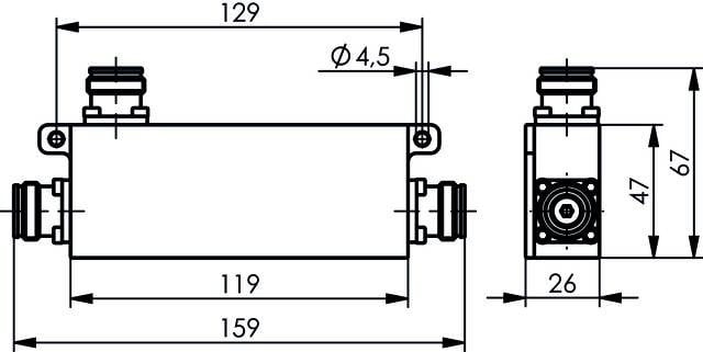 Telegärtner 100025421 100025421 Separador de corriente N 1 UD(S). Piece-1
