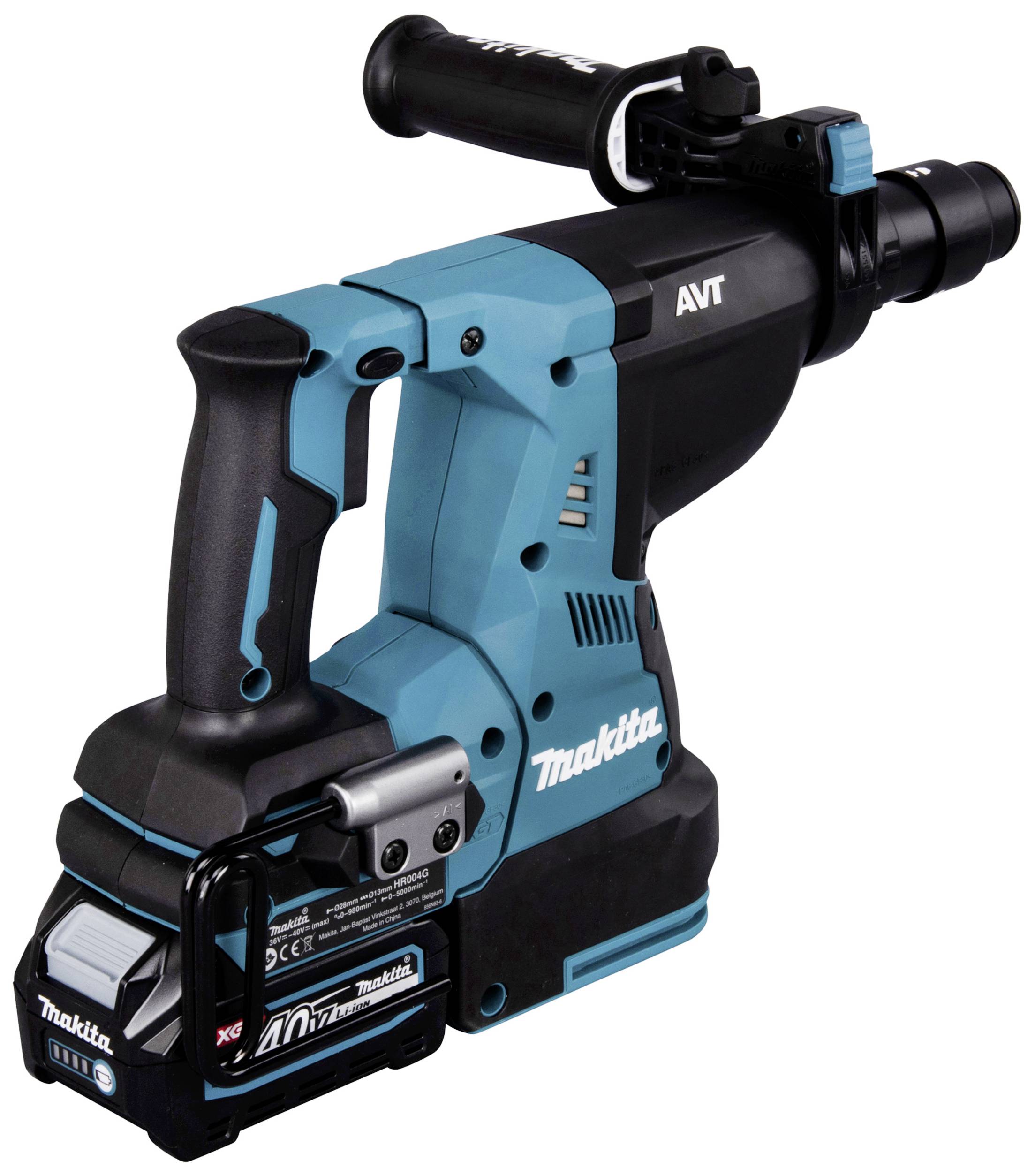 Makita HR004GM202 SDS-Plus-Martillo combinado a batería 40 V 4.0 Ah Li-Ion Incl. batería, Incluye cargador-6