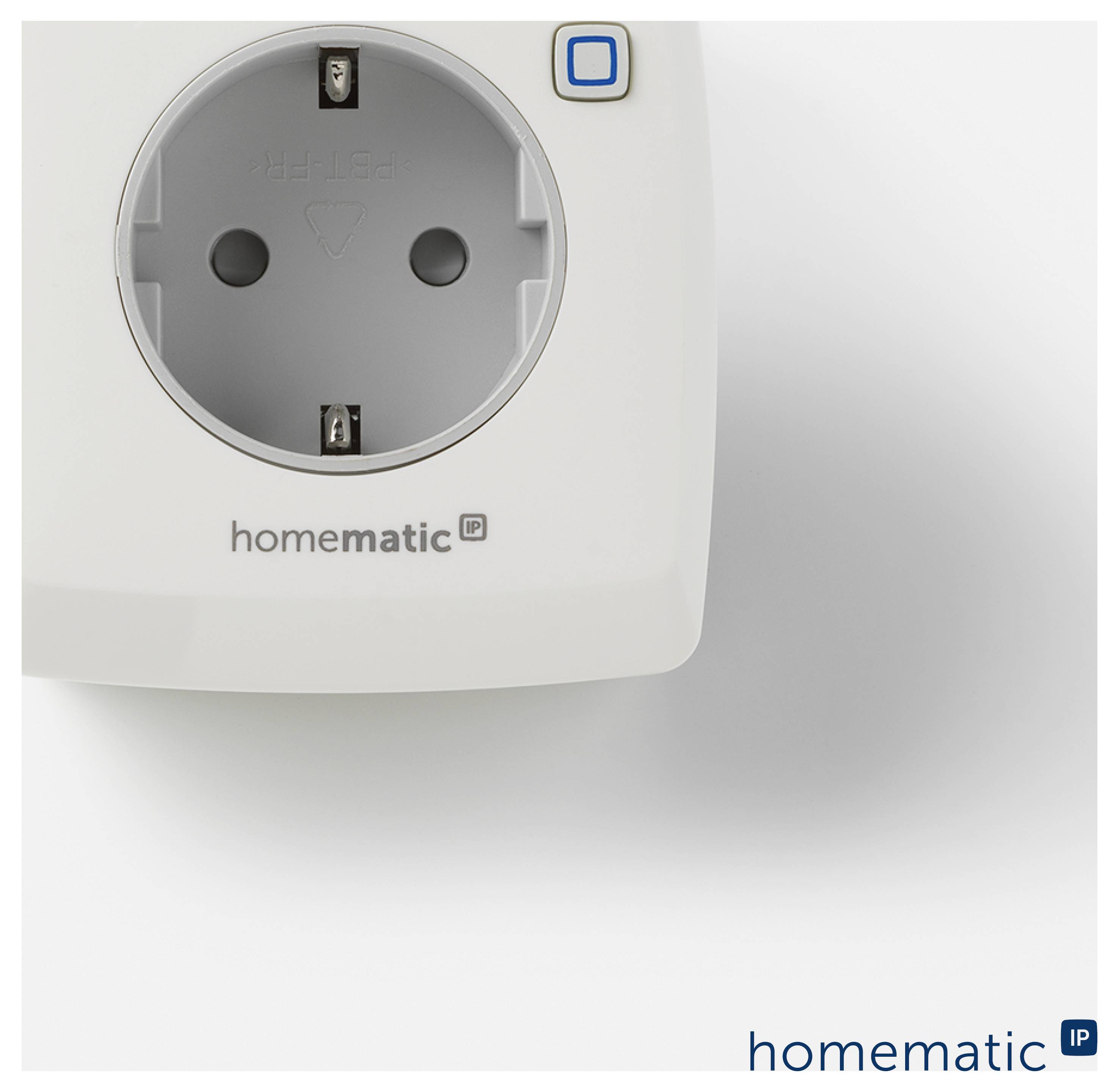 Homematic IP Radiotransmisión Toma de corriente Con función de medición HmIP-PSM-2-4