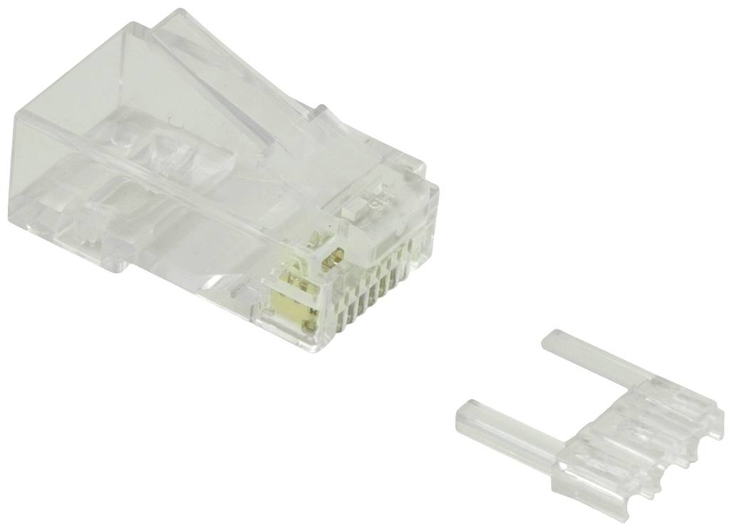Value 21.99.3062 Conector modular VALUE sin blindaje, Cat.6 (Clase E), 10 unidades 21.99.3062 Conector, recto Transparen-0