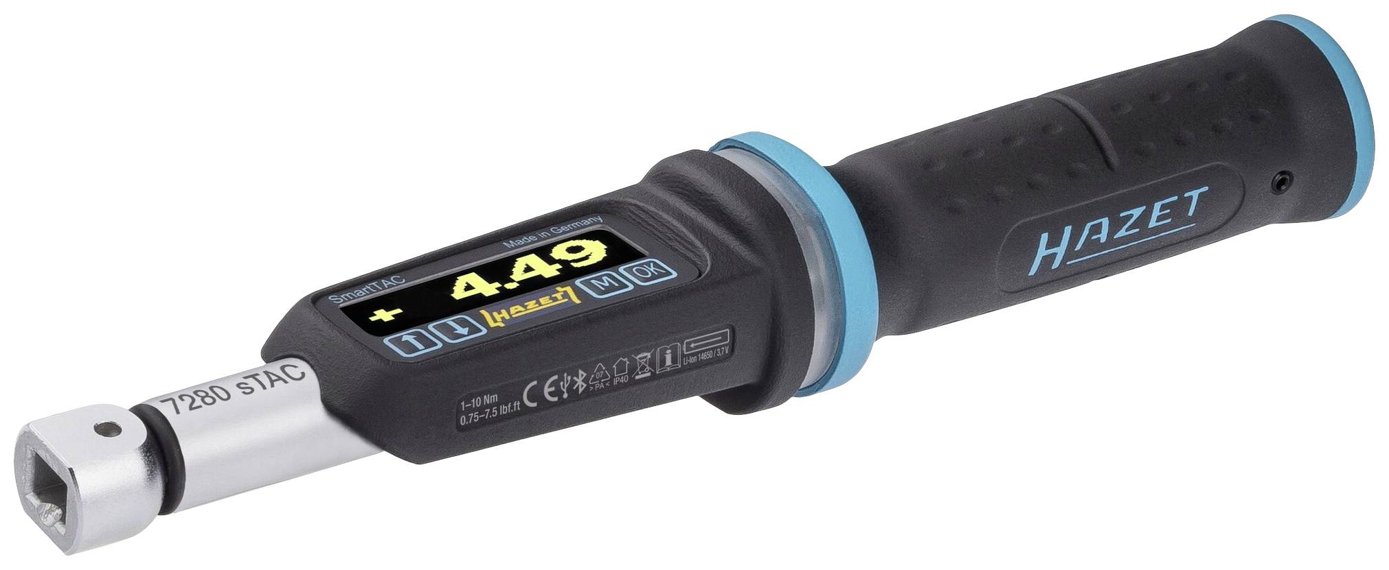 Hazet 7280-2STACCAL 7280-2STACCAL Llave dinamométrica electrónica 10 Nm (max)