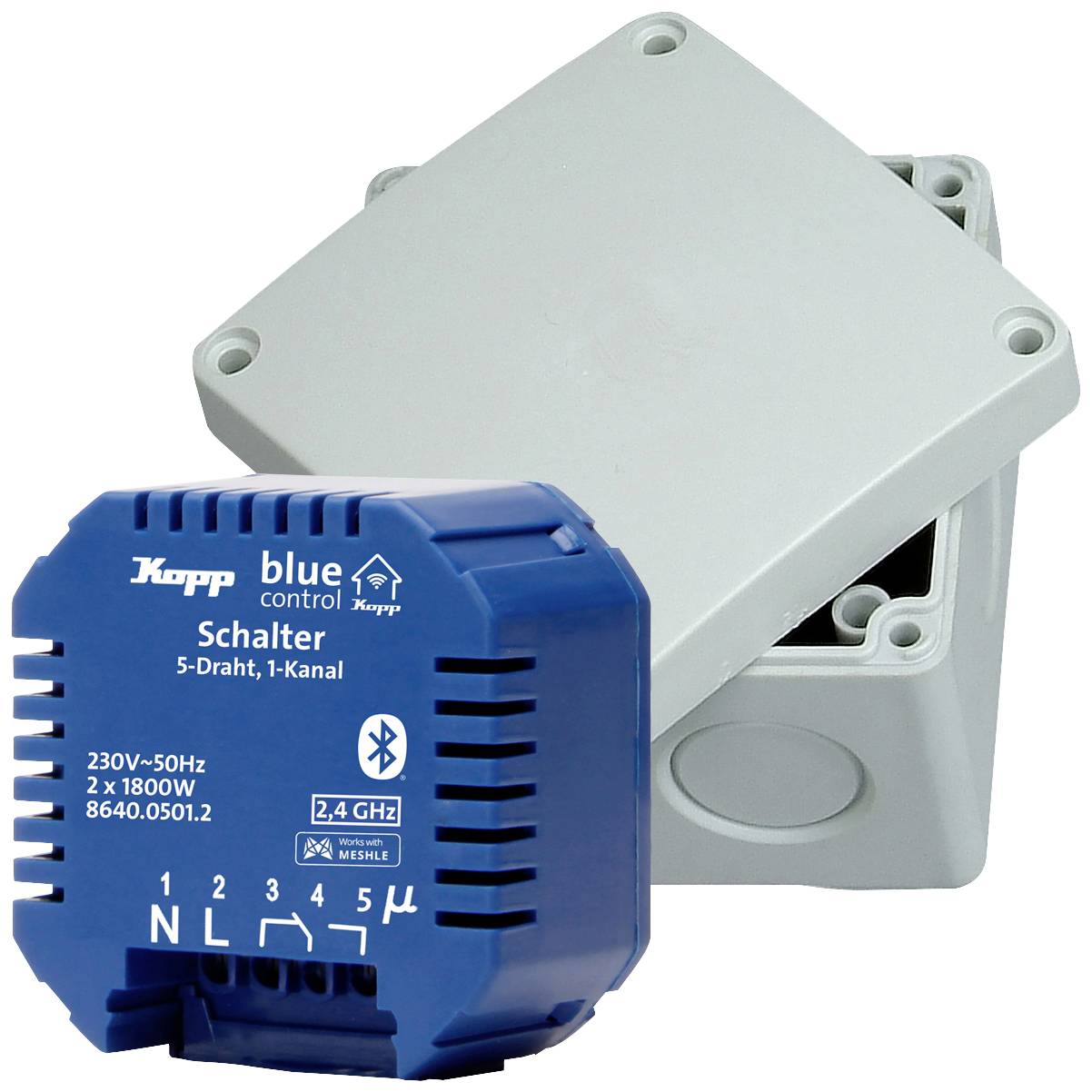 BC.Schaltakt.f.Ladest. Blue-Control 1 canales Actuador de conmutación Capacidad de conmutación (máx.) 3600 W Blau-0