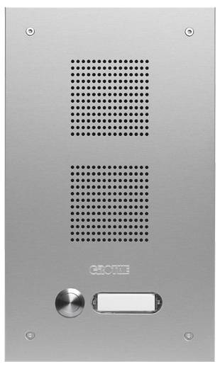 Grothe TS 787 1-1 Intercomunicador de puerta Unidad exterior Plata