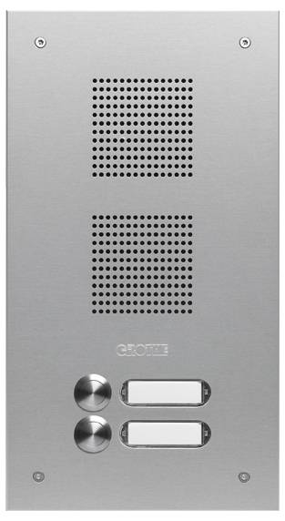 Grothe TS 787 1-2 Intercomunicador de puerta Unidad exterior Plata-0