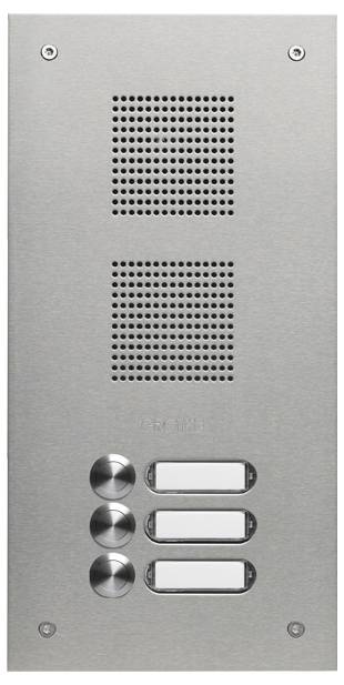 Grothe TS 788 1-3 Intercomunicador de puerta Unidad exterior Acero inoxidable V2A (cepillado)