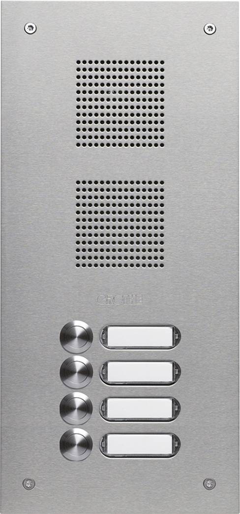 Grothe TS 788 1-4 Intercomunicador de puerta Unidad exterior Acero inoxidable V2A (cepillado)