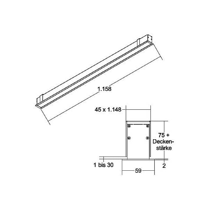 Brumberg 77023073 77023073 Plafón LED LED LED instalado de forma fija 17.9 W Blanco-1