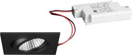Brumberg 39355083 39355083 Lámpara LED de encastre LED 6 W Schwarz-0