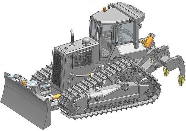 Thicon Models 58600 Planierraupe DT60 1:14 Eléctrico Maqueta de réplica de RC Kit de montaje