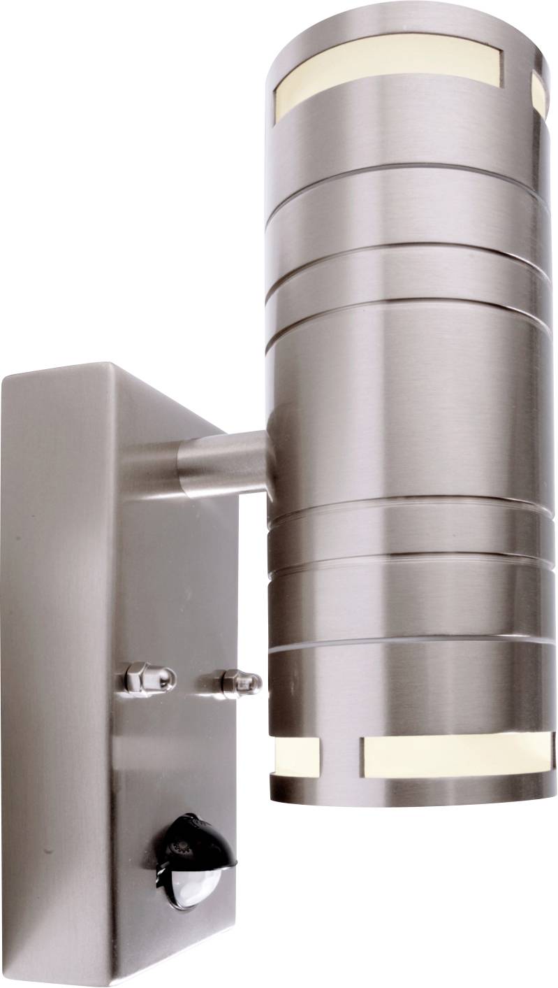 Deko Light Zilly II Up and Down Motion 731011 Apliques de pared con detector de movimiento GU10 Acero inoxidable-0