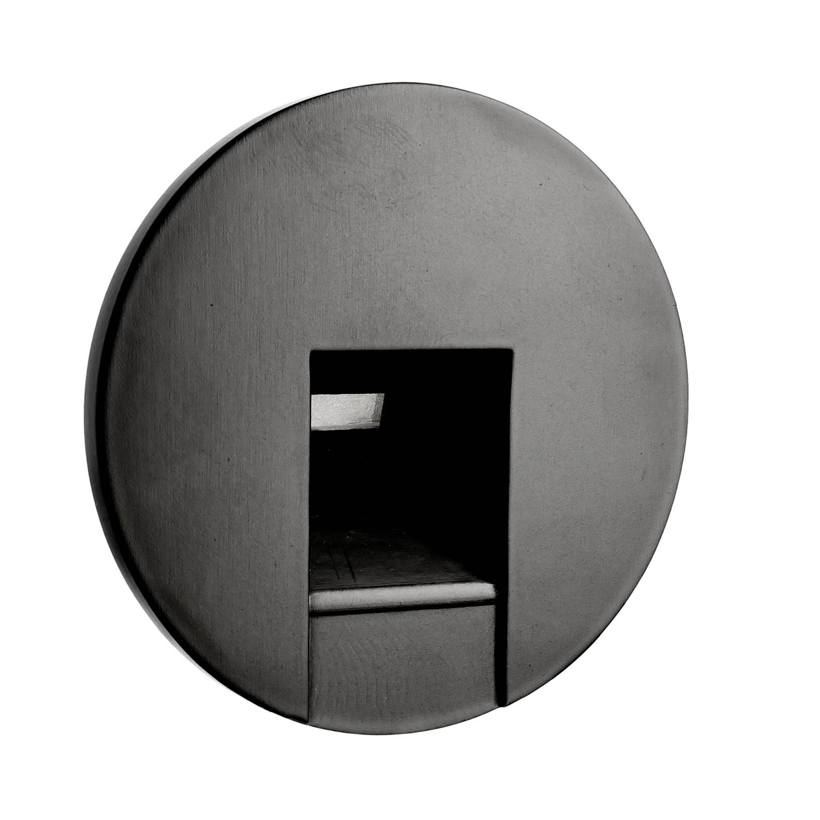 Deko Light Abdeckung rund schwarz für Alwaid 930502 Cubierta Schwarz-0