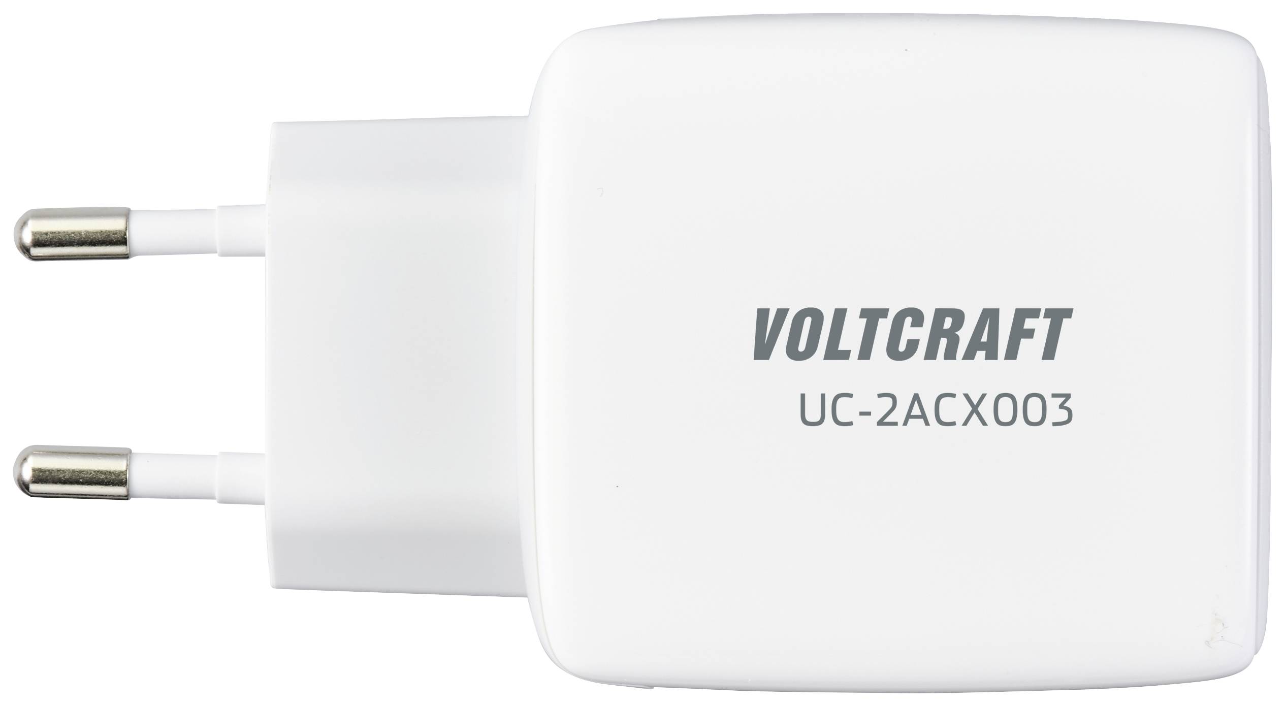 VOLTCRAFT UC-2ACX003 Cargador USB 65 W USB-C®, USB-A Blanco Interior GaN-2