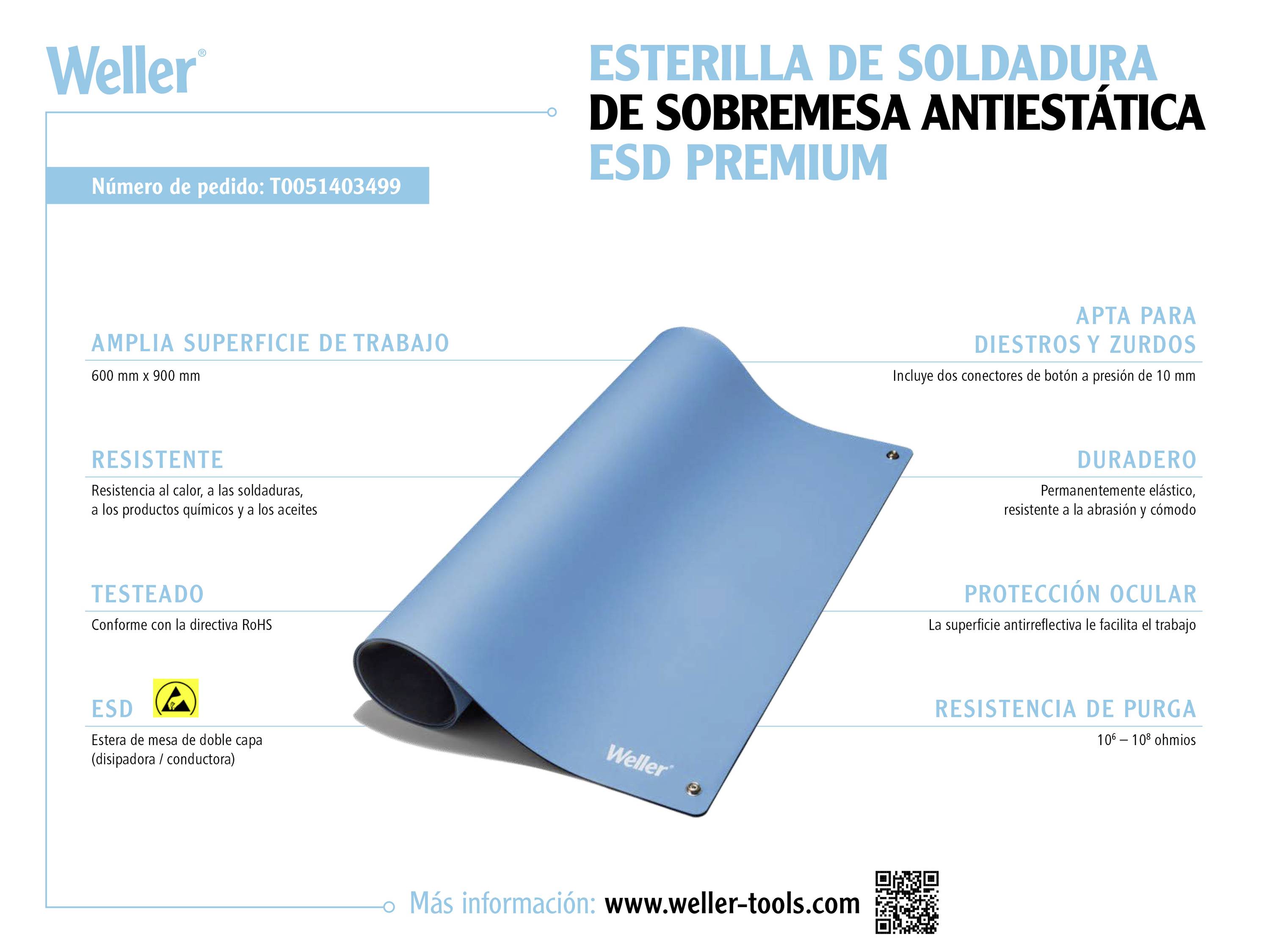 Weller T0051403499 Bandeja (Lon. x Anch.) 900 mm x 600 mm 1 UD(S).-7