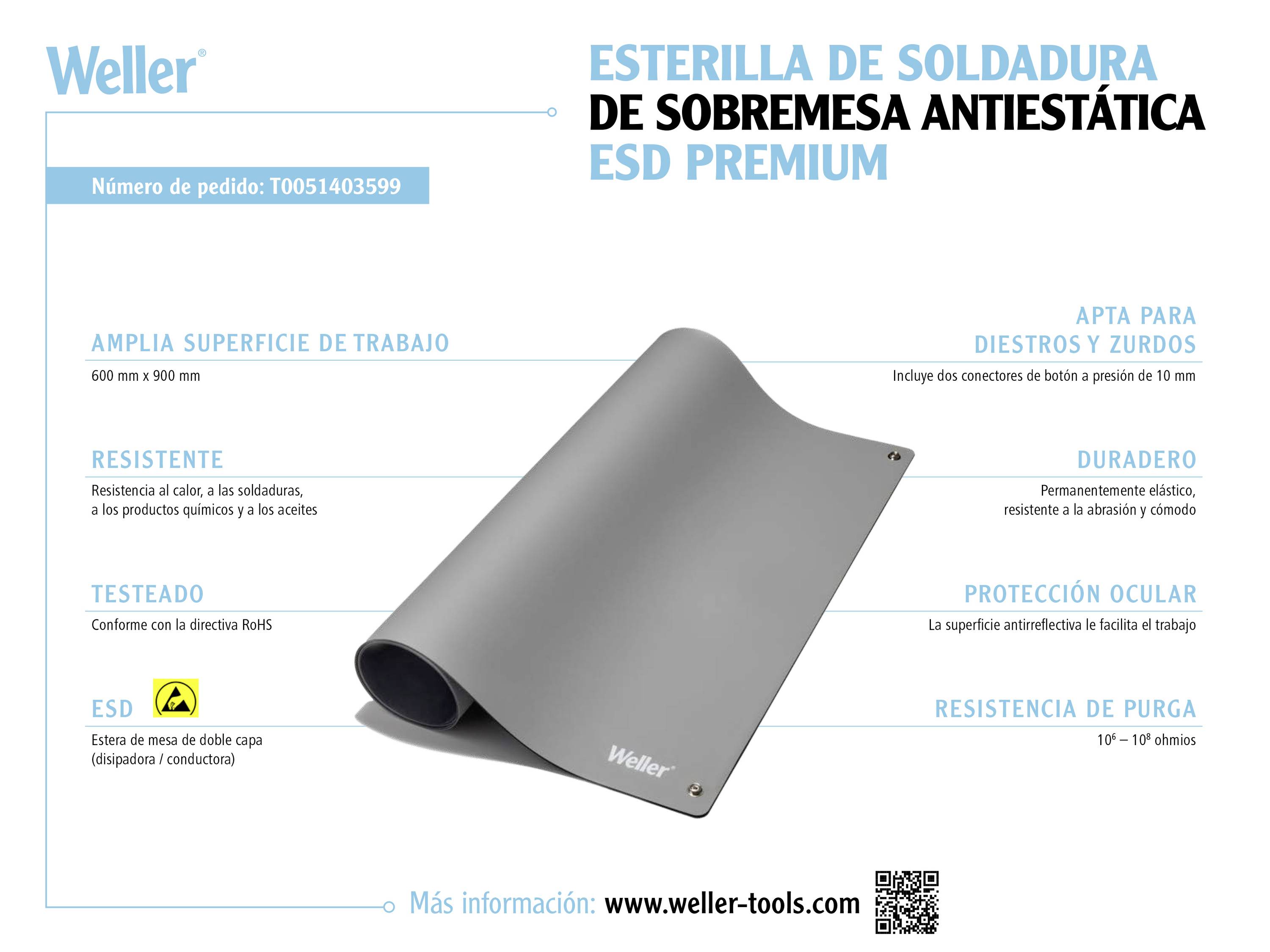 Weller T0051403599 Bandeja (Lon. x Anch.) 900 mm x 600 mm 1 UD(S).-8