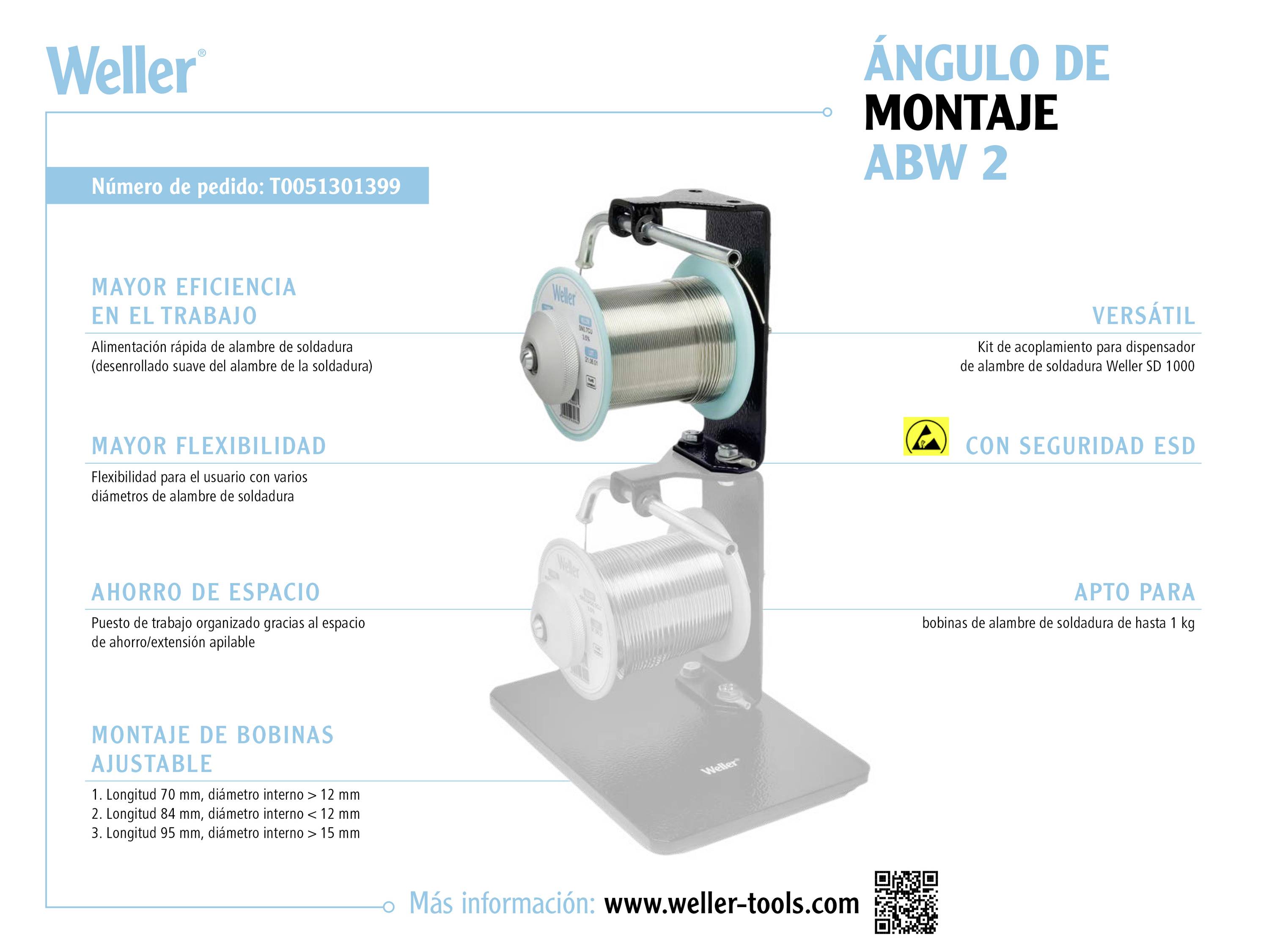 Weller T0051301399 Dispensador de alambre de soldadura 1 UD(S).-5