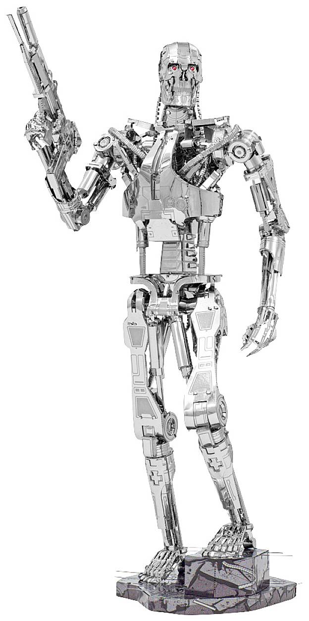 Metal Earth Iconx Terminator - T-800 Endoskeleton Kit de montaje metálico