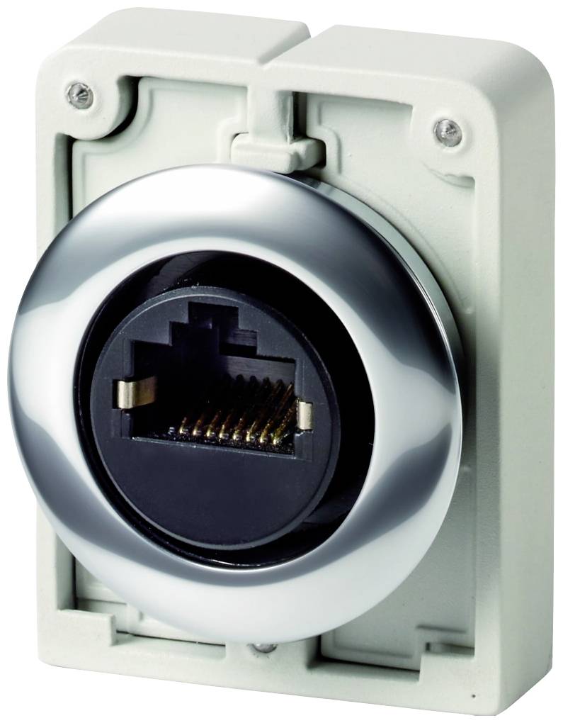 Casquillo de montaje 187086 Conector hembra, encastrable M30C-FRJ45 Y7-187086 Eaton Contenido: 1 UD(S).