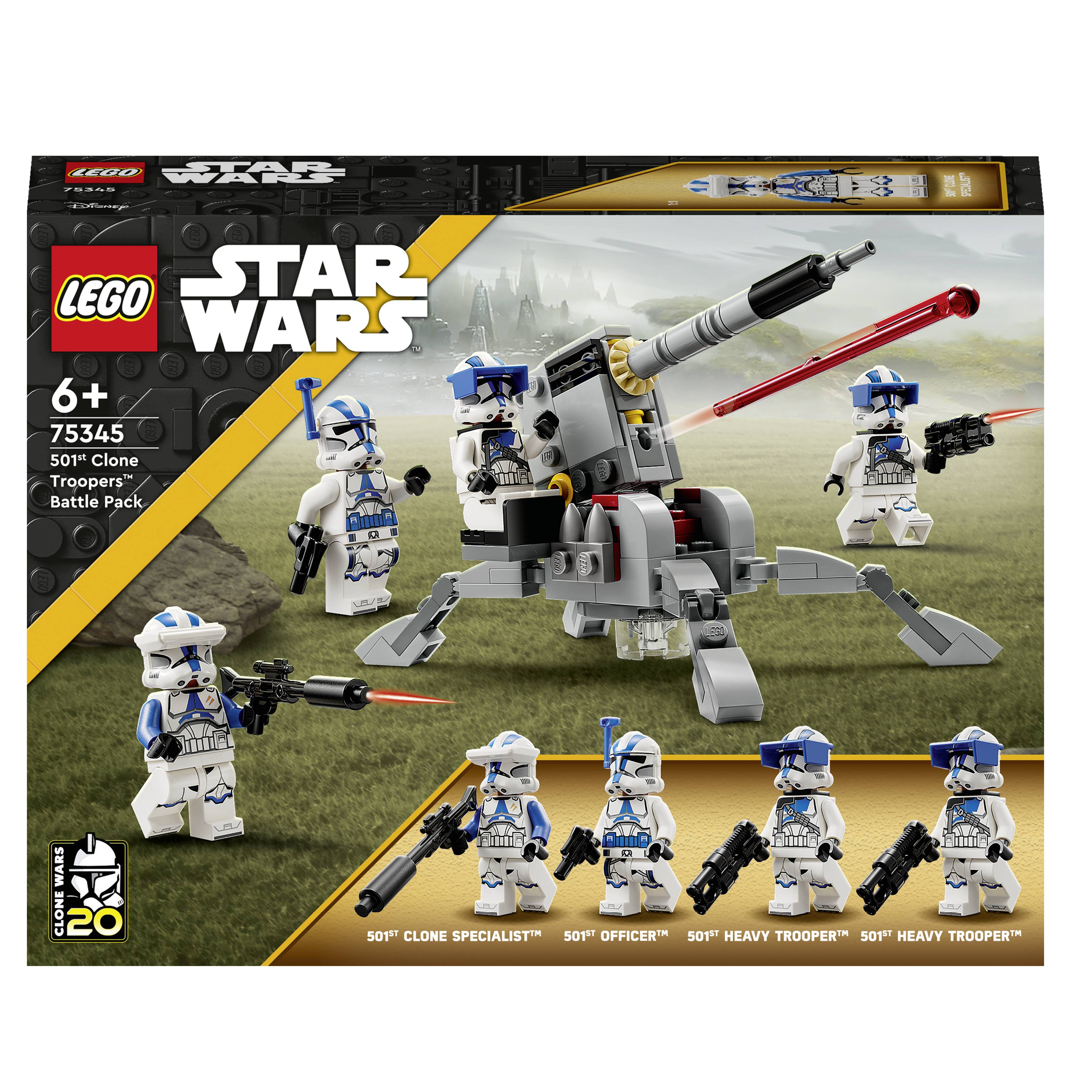 75345 LEGO® STAR WARS™ Pack de batalla de los Soldados Clon 501™-0
