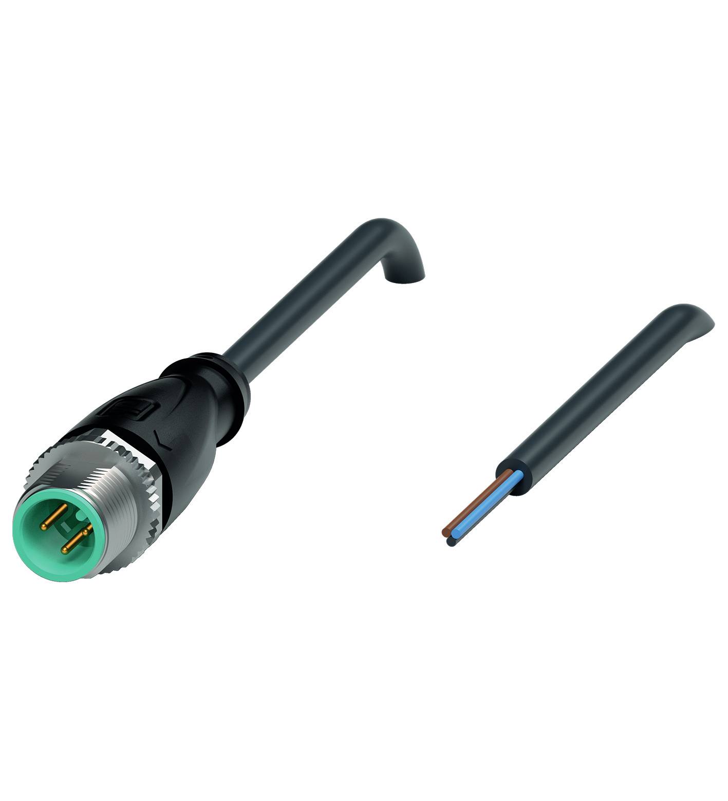 Pepperl+Fuchs 218557 Conector de sensor/actuador, montado M12 x 1 5 m Número de polos: 3 1 UD(S).-0