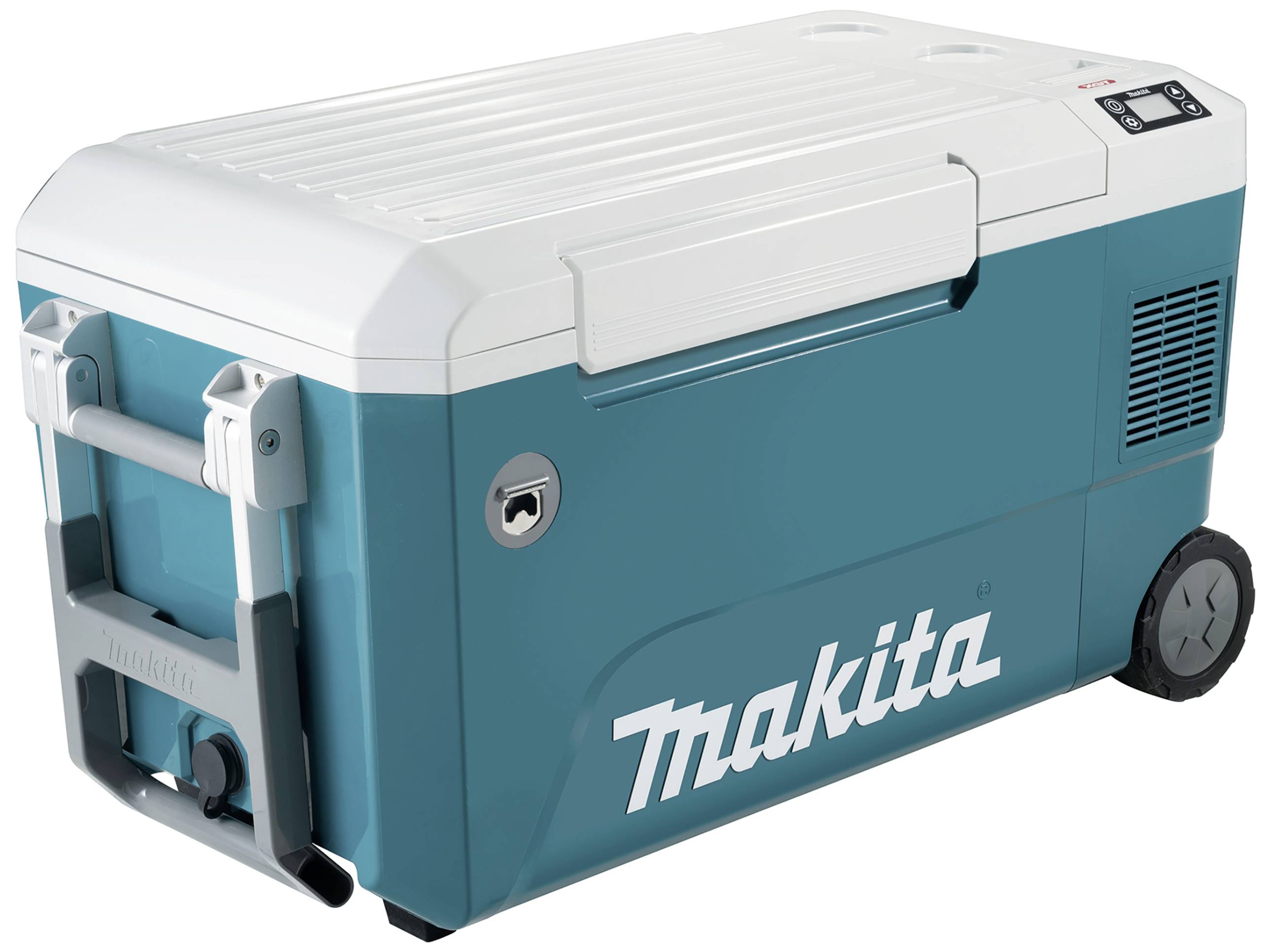 Makita CW002GZ01 Nevera y calentador portátiles a batería 12 V/DC, 18 V/DC, 40 V/DC, 240 V/AC Turquesa, Blanco 50 l-0