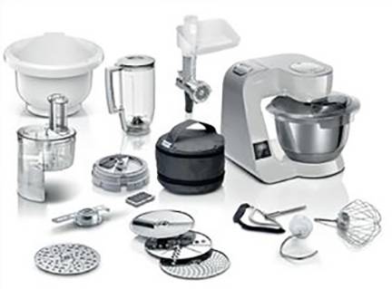 Bosch Haushalt MUM5/Serie 4 Robot de cocina 1000 W Gris plata-0