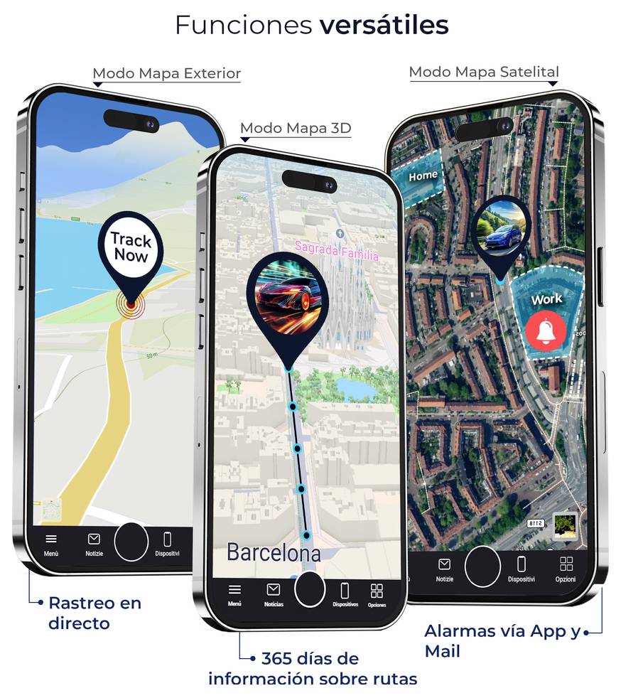 Salind GPS SALIND 11 Rastreador GPS Rastreador de vehículos Schwarz 1 UD(S).-3