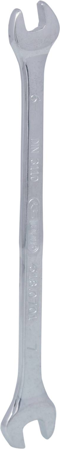 KS Tools 518.0701 5180701 Llave de boca abierta doble Ancho de llave (métrica) (solo para títulos) 6 - 7 mm-0