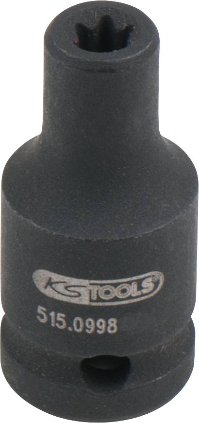 KS Tools 515.0998 515.0998 Perfil E Inserto de llave de vaso de fuerza E 4 1/4" (6,3 mm)